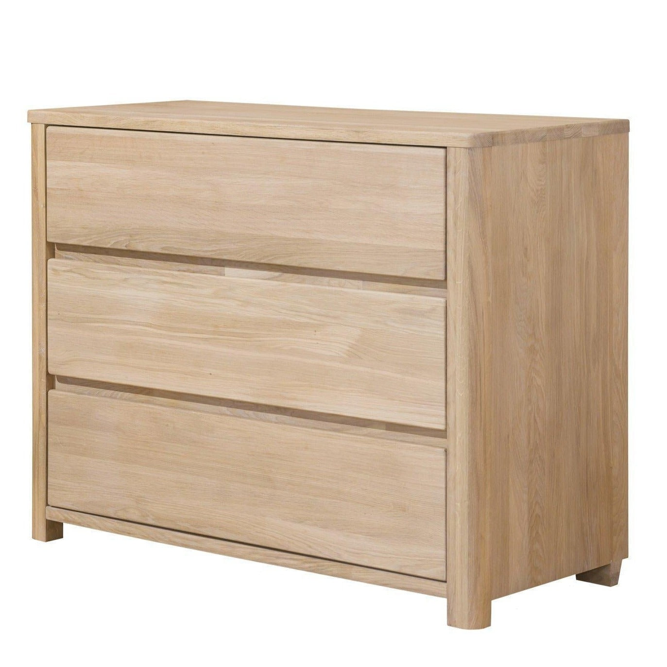 NordicStory Aparador Cómoda de madera maciza de roble